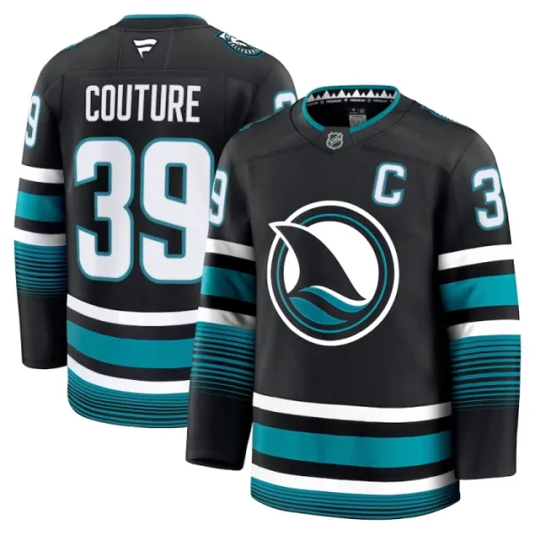 Fanatics San Jose Sharks Logan Couture Pelipaita 2024-2025 Kolmos Premium Musta Fanatics San Jose Sharks Logan Couture Pelipaita 2024-2025 Kolmos Premium Musta