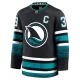 Fanatics San Jose Sharks Logan Couture Pelipaita 2024-2025 Kolmos Premium Musta