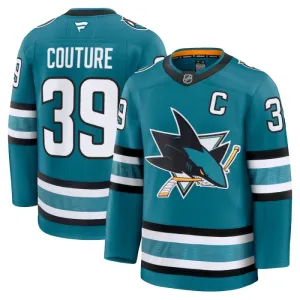 Fanatics San Jose Sharks Logan Couture Pelipaita 2024-2025 Koti Premium Teal