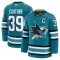 Fanatics San Jose Sharks Logan Couture Pelipaita 2024-2025 Koti Premium Teal