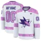 Fanatics San Jose Sharks Pelipaita 2024-2025 Hockey Fights Cancer Practice Valkoinen ( Omalla Nimellä ) Fanatics San Jose Sharks Pelipaita 2024-2025 Hockey Fights Cancer Practice Valkoinen ( Omalla Nimellä )