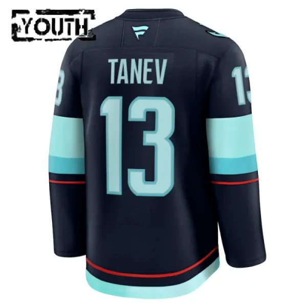 Fanatics Seattle Kraken Brandon Tanev Lasten Pelipaita 2024-2025 Koti Premium Navy