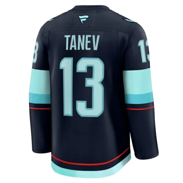 Fanatics Seattle Kraken Brandon Tanev Pelipaita 2024-2025 Koti Premium Navy