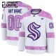 Fanatics Seattle Kraken Lasten Pelipaita 2024-2025 Hockey Fights Cancer Practice Valkoinen ( Omalla Nimellä ) Fanatics Seattle Kraken Lasten Pelipaita 2024-2025 Hockey Fights Cancer Practice Valkoinen ( Omalla Nimellä )
