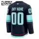 Fanatics Seattle Kraken Lasten Pelipaita 2024-2025 Koti Premium Navy ( Omalla Nimellä )