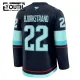 Fanatics Seattle Kraken Oliver Bjorkstrand Lasten Pelipaita 2024-2025 Koti Premium Navy