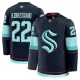 Fanatics Seattle Kraken Oliver Bjorkstrand Pelipaita 2024-2025 Koti Premium Navy Fanatics Seattle Kraken Oliver Bjorkstrand Pelipaita 2024-2025 Koti Premium Navy