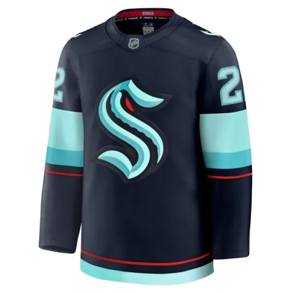 Fanatics Seattle Kraken Oliver Bjorkstrand Pelipaita 2024-2025 Koti Premium Navy