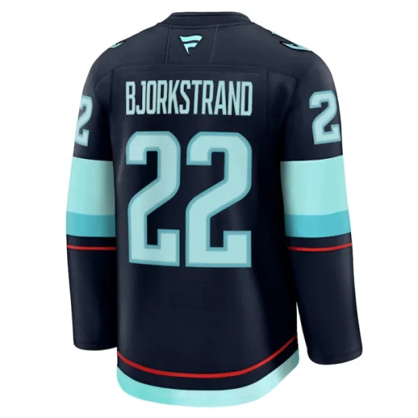 Fanatics Seattle Kraken Oliver Bjorkstrand Pelipaita 2024-2025 Koti Premium Navy