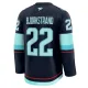 Fanatics Seattle Kraken Oliver Bjorkstrand Pelipaita 2024-2025 Koti Premium Navy