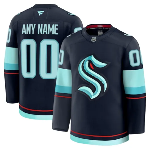 Fanatics Seattle Kraken Pelipaita 2024-2025 Koti Premium Navy ( Omalla Nimellä ) Fanatics Seattle Kraken Pelipaita 2024-2025 Koti Premium Navy ( Omalla Nimellä )