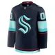 Fanatics Seattle Kraken Pelipaita 2024-2025 Koti Premium Navy ( Omalla Nimellä )