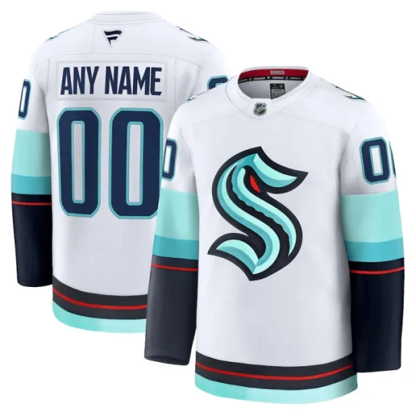 Fanatics Seattle Kraken Pelipaita 2024-2025 Vieras Premium Valkoinen ( Omalla Nimellä ) Fanatics Seattle Kraken Pelipaita 2024-2025 Vieras Premium Valkoinen ( Omalla Nimellä )