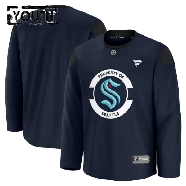 Fanatics Seattle Kraken Team Lasten Pelipaita 2024-2025 Practice Navy ( Omalla Nimellä ) Fanatics Seattle Kraken Team Lasten Pelipaita 2024-2025 Practice Navy ( Omalla Nimellä )