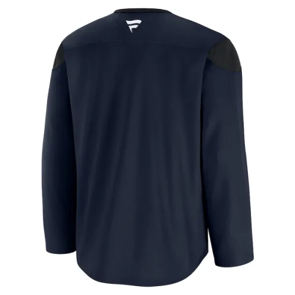 Fanatics Seattle Kraken Team Pelipaita 2024-2025 Practice Navy ( Omalla Nimellä )