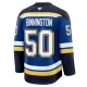 Fanatics St. Louis Blues Jordan Binnington Pelipaita 2024-2025 Koti Premium Sininen