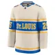 Fanatics St. Louis Blues Jordan Kyrou Pelipaita 2024-2025 Premium Winter Classic Valkoinen