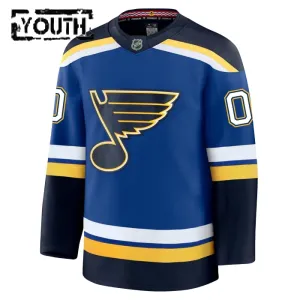 Fanatics St. Louis Blues Lasten Pelipaita 2024-2025 Koti Premium Sininen ( Omalla Nimellä )