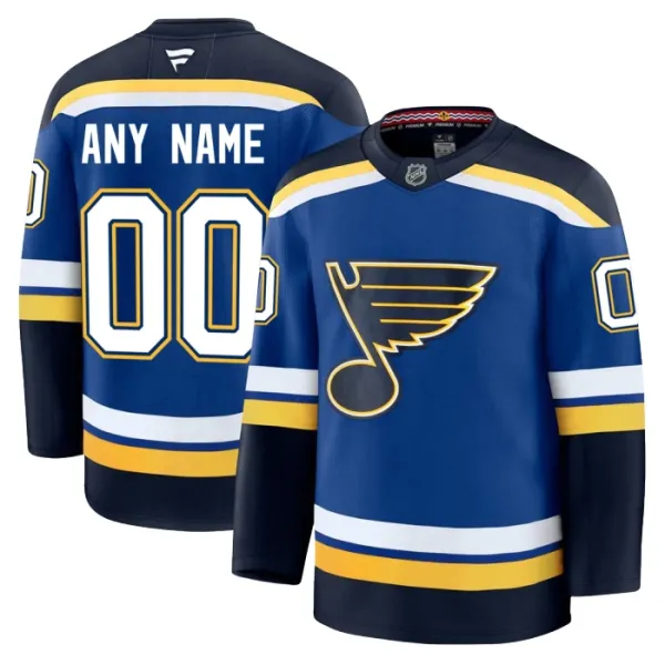 Fanatics St. Louis Blues Pelipaita 2024-2025 Koti Premium Sininen ( Omalla Nimellä ) Fanatics St. Louis Blues Pelipaita 2024-2025 Koti Premium Sininen ( Omalla Nimellä )