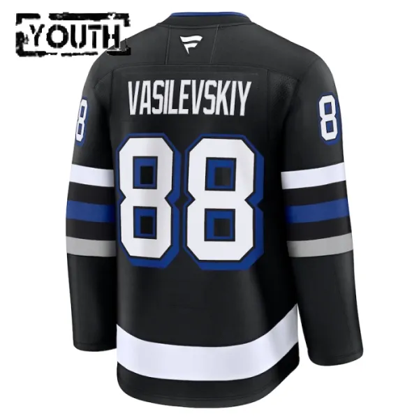 Fanatics Tampa Bay Lightning Andrei Vasilevskiy Lasten Pelipaita 2024-2025 Kolmos Premium Musta