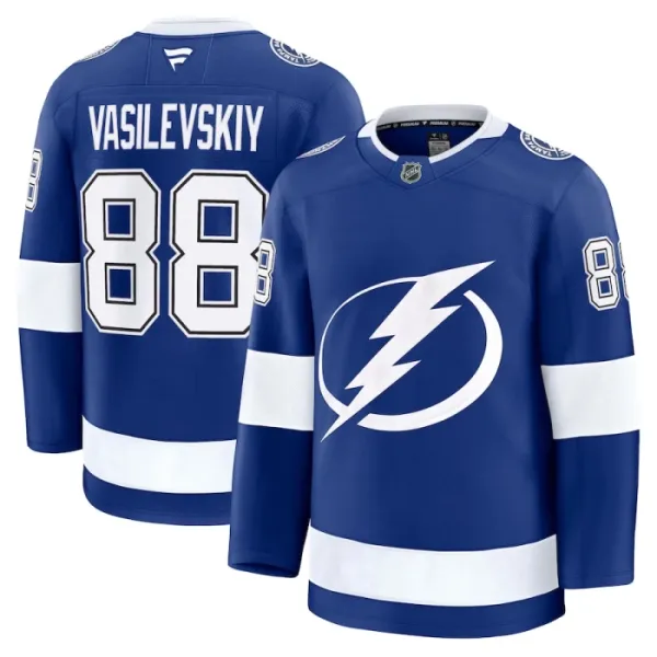 Fanatics Tampa Bay Lightning Andrei Vasilevskiy Pelipaita 2024-2025 Koti Premium Sininen Fanatics Tampa Bay Lightning Andrei Vasilevskiy Pelipaita 2024-2025 Koti Premium Sininen