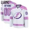 Fanatics Tampa Bay Lightning Lasten Pelipaita 2024-2025 Hockey Fights Cancer Practice Valkoinen ( Omalla Nimellä )
