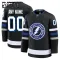 Fanatics Tampa Bay Lightning Lasten Pelipaita 2024-2025 Kolmos Premium Musta ( Omalla Nimellä )