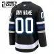 Fanatics Tampa Bay Lightning Lasten Pelipaita 2024-2025 Kolmos Premium Musta ( Omalla Nimellä )