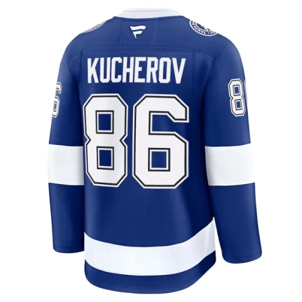 Fanatics Tampa Bay Lightning Nikita Kucherov Pelipaita 2024-2025 Koti Premium Sininen