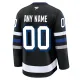 Fanatics Tampa Bay Lightning Pelipaita 2024-2025 Kolmos Premium Musta ( Omalla Nimellä )