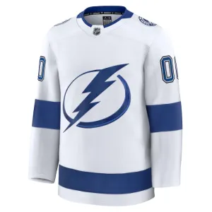Fanatics Tampa Bay Lightning Pelipaita 2024-2025 Vieras Premium Valkoinen ( Omalla Nimellä )