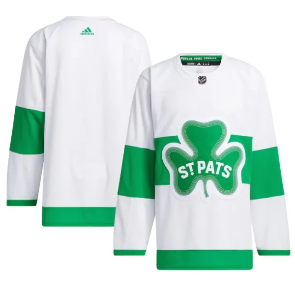 Adidas Toronto Maple Leafs St Patricks Pelipaita Authentic Valkoinen ( Omalla Nimellä ) Adidas Toronto Maple Leafs St Patricks Pelipaita Authentic Valkoinen ( Omalla Nimellä )