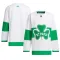 Adidas Toronto Maple Leafs St Patricks Pelipaita Authentic Valkoinen ( Omalla Nimellä )