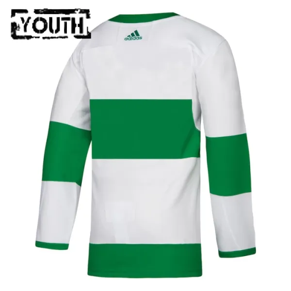 Adidas Toronto Maple Leafs St Pats Lasten Pelipaita Authentic Valkoinen ( Omalla Nimellä )