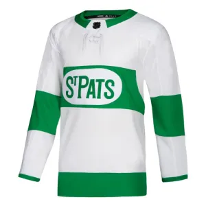 Adidas Toronto Maple Leafs St Pats Pelipaita Authentic Valkoinen ( Omalla Nimellä )