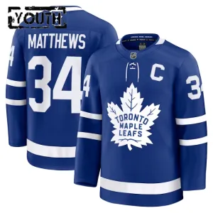 Fanatics Toronto Maple Leafs Auston Matthews Lasten Pelipaita 2024-2025 Koti Premium Sininen