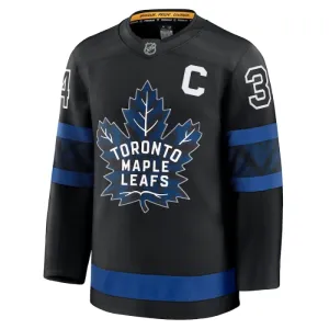 Fanatics Toronto Maple Leafs Auston Matthews Pelipaita 2024-2025 Kolmos Premium Musta