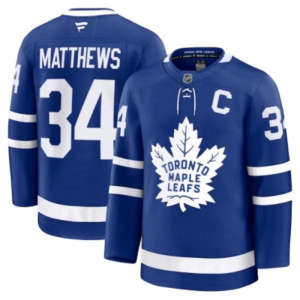Fanatics Toronto Maple Leafs Auston Matthews Pelipaita 2024-2025 Koti Premium Sininen Fanatics Toronto Maple Leafs Auston Matthews Pelipaita 2024-2025 Koti Premium Sininen