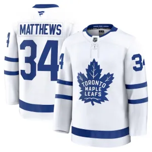 Fanatics Toronto Maple Leafs Auston Matthews Pelipaita 2024-2025 Vieras Premium Valkoinen