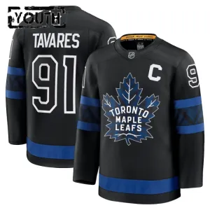 Fanatics Toronto Maple Leafs John Tavares Lasten Pelipaita 2024-2025 Kolmos Premium Musta