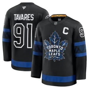 Fanatics Toronto Maple Leafs John Tavares Pelipaita 2024-2025 Kolmos Premium Musta