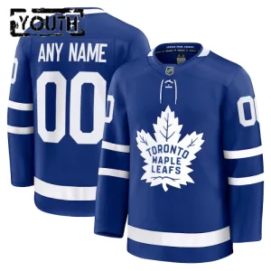 Fanatics Toronto Maple Leafs Lasten Pelipaita 2024-2025 Koti Premium Sininen ( Omalla Nimellä )