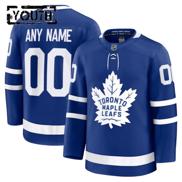 Fanatics Toronto Maple Leafs Lasten Pelipaita 2024-2025 Koti Premium Sininen ( Omalla Nimellä ) Fanatics Toronto Maple Leafs Lasten Pelipaita 2024-2025 Koti Premium Sininen ( Omalla Nimellä )