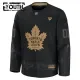 Fanatics Toronto Maple Leafs Lasten Pelipaita 2024-2025 Military Appreciation Practice Musta ( Omalla Nimellä )