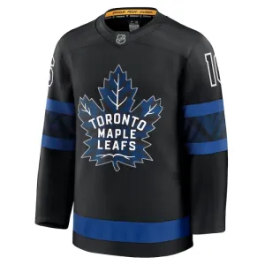 Fanatics Toronto Maple Leafs Mitch Marner Pelipaita 2024-2025 Kolmos Premium Musta