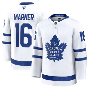 Fanatics Toronto Maple Leafs Mitch Marner Pelipaita 2024-2025 Vieras Premium Valkoinen