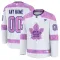 Fanatics Toronto Maple Leafs Pelipaita 2024-2025 Hockey Fights Cancer Practice Valkoinen ( Omalla Nimellä )