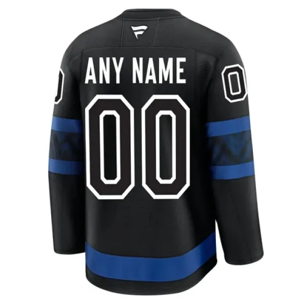 Fanatics Toronto Maple Leafs Pelipaita 2024-2025 Kolmos Premium Musta ( Omalla Nimellä )