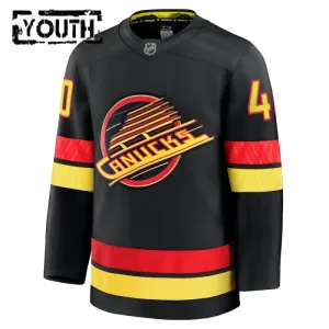 Fanatics Vancouver Canucks Elias Pettersson Lasten Pelipaita 2024-2025 Kolmos Premium Musta