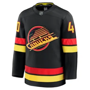 Fanatics Vancouver Canucks Elias Pettersson Pelipaita 2024-2025 Kolmos Premium Musta